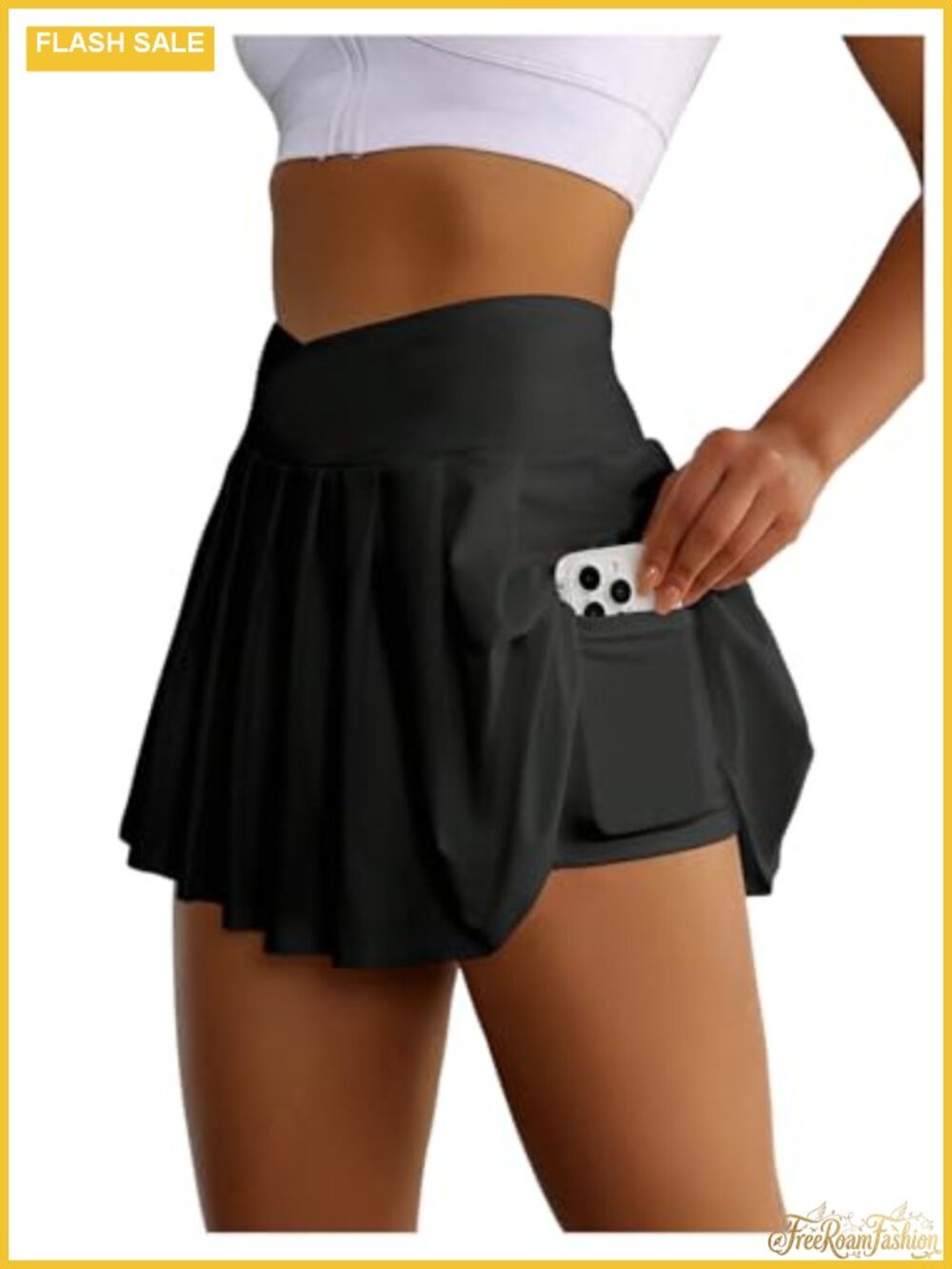 Pleated Tennis Skirt High Waisted Athletic Skort with Pockets